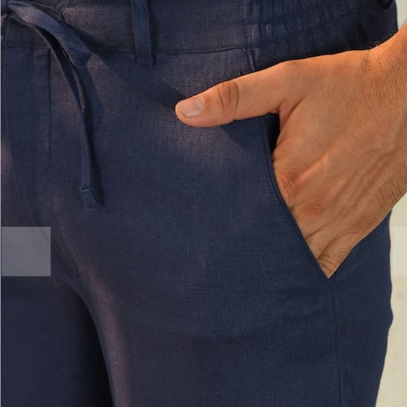 JAYPORE 100% Linen. Cropped pants. - Picture 5 of 10